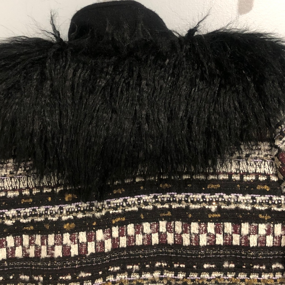 Veronica Beard Nelway Faux Shearling Tweed Jacket Size Small - Picture 7 of 10